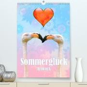 Sommerglück - Artwork (Premium, hochwertiger DIN A2 Wandkalender 2023, Kunstdruck in Hochglanz)