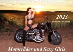 Motorräder und Sexy Girls (Wandkalender 2023 DIN A3 quer)