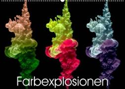 Farbexplosionen (Wandkalender 2023 DIN A2 quer)