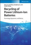 Recycling of Power Lithium-Ion Batteries