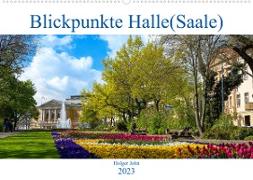 Blickpunkte Halle (Saale) (Wandkalender 2023 DIN A2 quer)