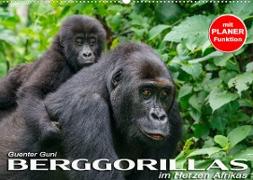 Berggorillas im Herzen Afrikas (Wandkalender 2023 DIN A2 quer)