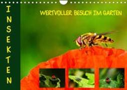 Insekten - wertvolle Gäste im Garten (Wandkalender 2023 DIN A4 quer)