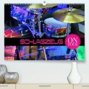 Schlagzeug on Tour (Premium, hochwertiger DIN A2 Wandkalender 2023, Kunstdruck in Hochglanz)