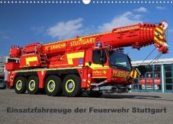 Einsatzfahrzeuge der Feuerwehr Stuttgart (Wandkalender 2023 DIN A3 quer)