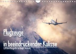 Flugzeuge in beeindruckender KulisseAT-Version (Wandkalender 2023 DIN A4 quer)