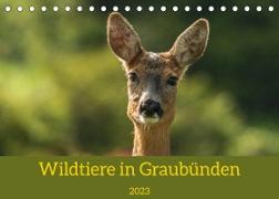 Wildtiere in GraubündenCH-Version (Tischkalender 2023 DIN A5 quer)