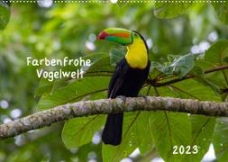 Farbenfrohe Vogelwelt (Wandkalender 2023 DIN A2 quer)