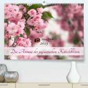 Die Anmut der japanischen Kirschblüten (Premium, hochwertiger DIN A2 Wandkalender 2023, Kunstdruck in Hochglanz)