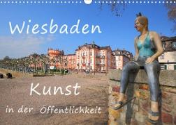 Wiesbaden Kunst in der Öffentlichkeit (Wandkalender 2023 DIN A3 quer)