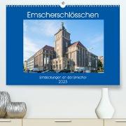 Emscher-Schlösschen (Premium, hochwertiger DIN A2 Wandkalender 2023, Kunstdruck in Hochglanz)