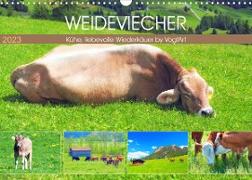 Weideviecher, Kühe liebevolle Wiederkäuer (Wandkalender 2023 DIN A3 quer)