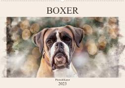 Boxer Photo&Kunst (Wandkalender 2023 DIN A2 quer)