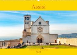 Assisi - Mittelalterliches Herz Italiens (Wandkalender 2023 DIN A2 quer)