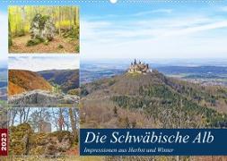 Die Schwäbische Alb - Impressionen aus Herbst und Winter (Wandkalender 2023 DIN A2 quer)