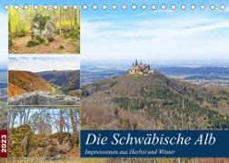 Die Schwäbische Alb - Impressionen aus Herbst und Winter (Tischkalender 2023 DIN A5 quer)