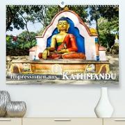 Impressionen aus Kathmandu (Premium, hochwertiger DIN A2 Wandkalender 2023, Kunstdruck in Hochglanz)