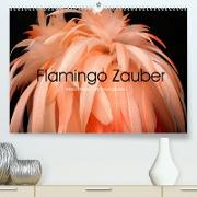 Flamingo Zauber (Premium, hochwertiger DIN A2 Wandkalender 2023, Kunstdruck in Hochglanz)