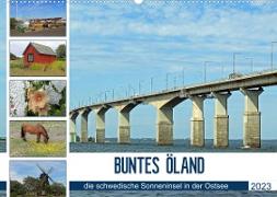 BUNTES ÖLAND (Wandkalender 2023 DIN A2 quer)