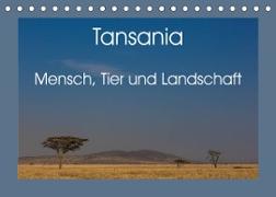 Tansania - Mensch, Tier und Landschaft (Tischkalender 2023 DIN A5 quer)