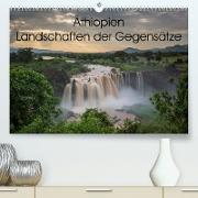 Äthiopien Landschaften der Gegensätze (Premium, hochwertiger DIN A2 Wandkalender 2023, Kunstdruck in Hochglanz)