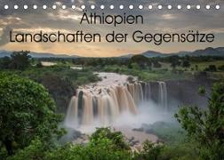 Äthiopien Landschaften der Gegensätze (Tischkalender 2023 DIN A5 quer)