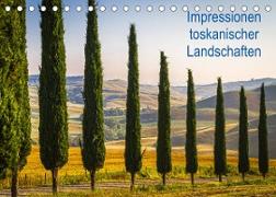 Impressionen toskanischer Landschaften (Tischkalender 2023 DIN A5 quer)