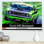 Kunst trifft Motorsport (Premium, hochwertiger DIN A2 Wandkalender 2023, Kunstdruck in Hochglanz)
