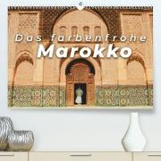 Das farbenfrohe Marokko (Premium, hochwertiger DIN A2 Wandkalender 2023, Kunstdruck in Hochglanz)