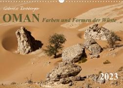 OMAN Farben und Formen der Wüste (Wandkalender 2023 DIN A3 quer)