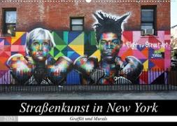 Straßenkunst in New York - Graffiti und Murals (Wandkalender 2023 DIN A2 quer)