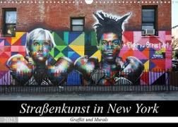 Straßenkunst in New York - Graffiti und Murals (Wandkalender 2023 DIN A3 quer)