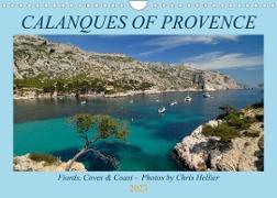 Calanques of Provence - Fiords, Coves and Coast (Wall Calendar 2023 DIN A4 Landscape)