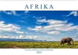 Afrika, eine Reise durch den schwarzen Kontinent (Wandkalender 2023 DIN A2 quer)