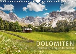 Dolomiten - Traumhafte Berglandschaften (Wandkalender 2023 DIN A4 quer)