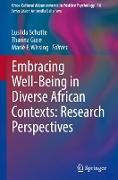 Embracing Well-Being in Diverse African Contexts: Research Perspectives