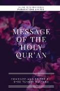 Message of the Holy Qur'an