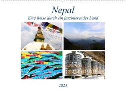 Nepal Eine Reise durch ein faszinierendes Land (Wandkalender 2023 DIN A2 quer)