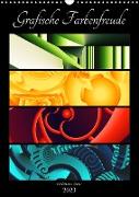 Grafische Farbenfreude (Wandkalender 2023 DIN A3 hoch)