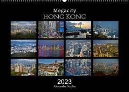 Megacity Hong Kong (Wandkalender 2023 DIN A2 quer)