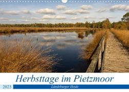 Herbsttage im Pietzmoor - Lüneburger Heide (Wandkalender 2023 DIN A3 quer)