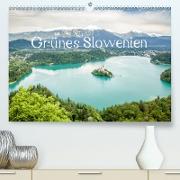 Grünes Slowenien (Premium, hochwertiger DIN A2 Wandkalender 2023, Kunstdruck in Hochglanz)
