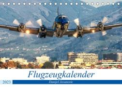 Flugzeugkalender (Tischkalender 2023 DIN A5 quer)