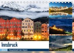 Innsbruck - Hauptstadt der AlpenAT-Version (Tischkalender 2023 DIN A5 quer)