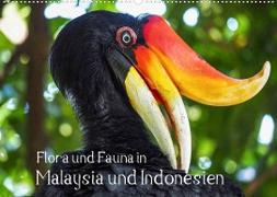 Flora und Fauna in Malaysia und Indonesien (Wandkalender 2023 DIN A2 quer)