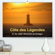 Côte des Légendes An der wilden Westküste der Bretagne (Premium, hochwertiger DIN A2 Wandkalender 2023, Kunstdruck in Hochglanz)