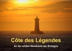 Côte des Légendes An der wilden Westküste der Bretagne (Wandkalender 2023 DIN A2 quer)