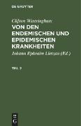 Clifton Wintringham: Von den endemischen und epidemischen Krankheiten. Teil 2