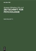 Zeitschrift für Psychologie. Band 199, Heft 3