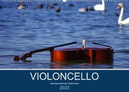 VIOLONCELLO ¿ atemberaubende Cellomotive (Wandkalender 2023 DIN A2 quer)